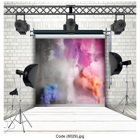 Abstract Smoke Color Backdrop 8029