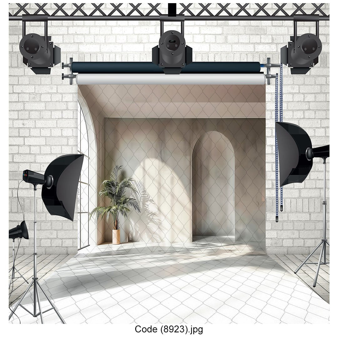 Arched Hallway Photography Backdrop 8923