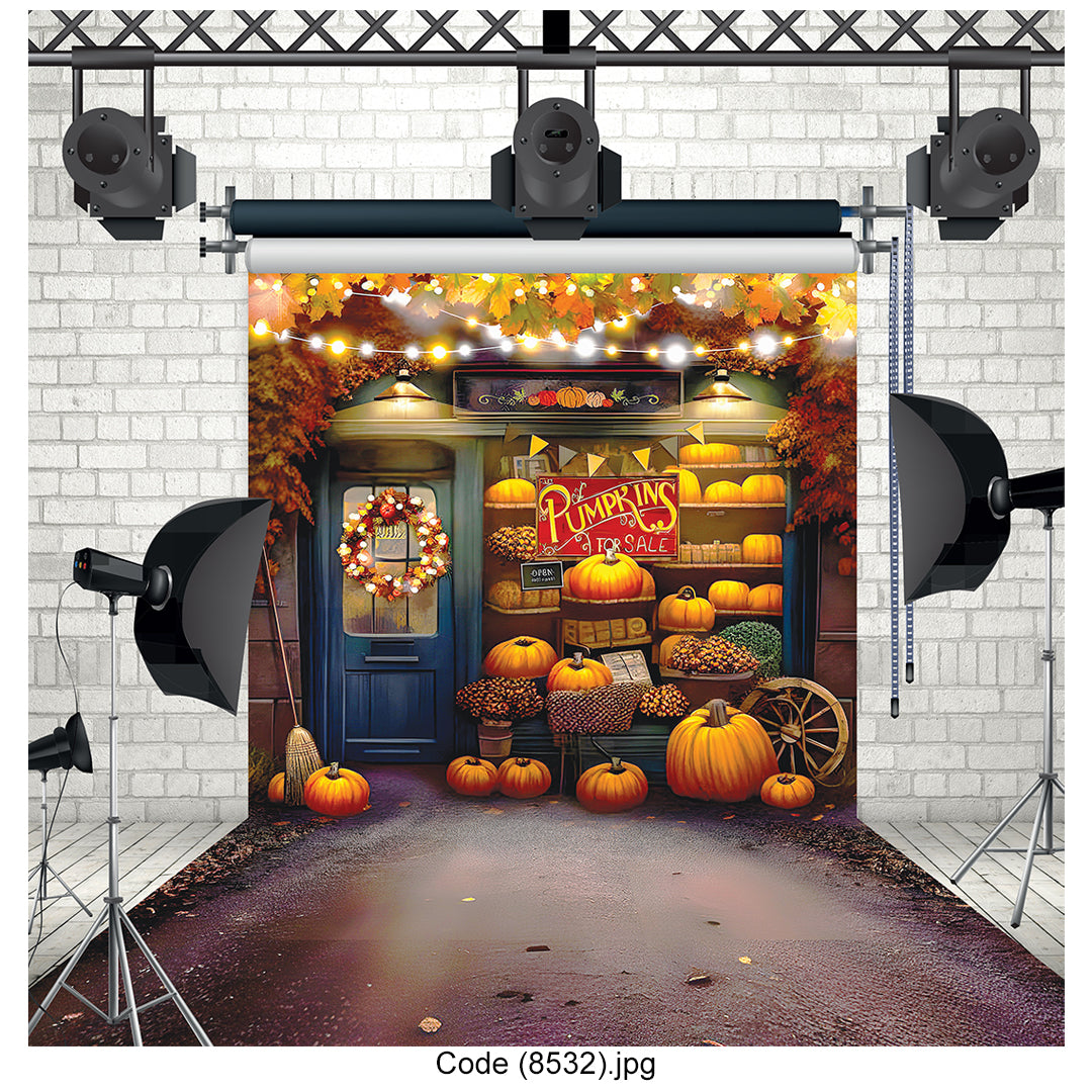 Autumn Pumpkin Market 8532