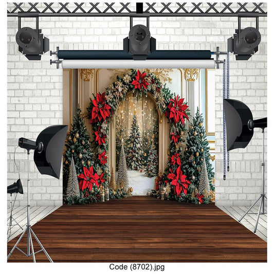 Christmas Archway Photography Backdrop 8720