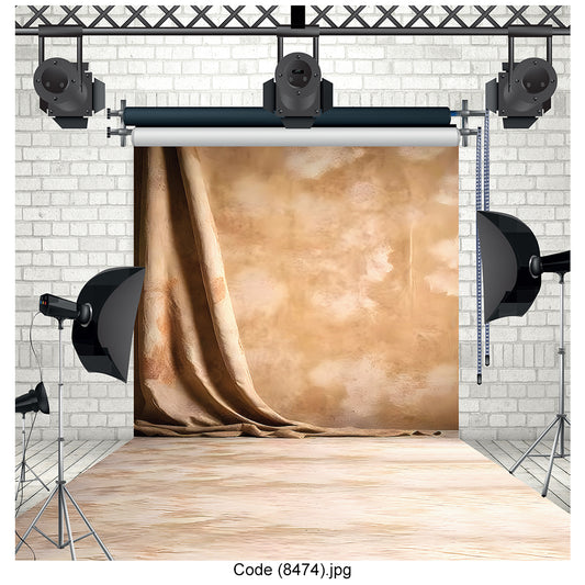 Classic Beige Textured Canvas Backdrop