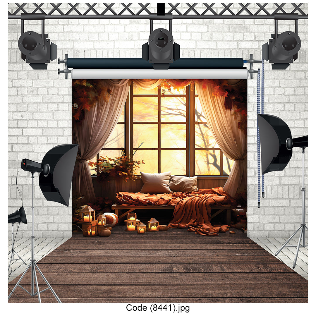 Cozy Fall Indoor Scene 8441