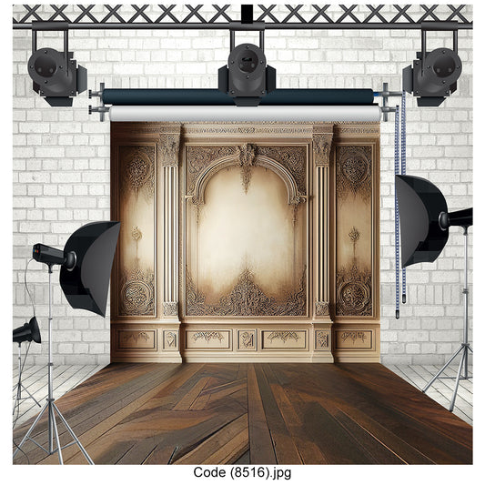 Elegant Baroque Palace Canvas Backdrop