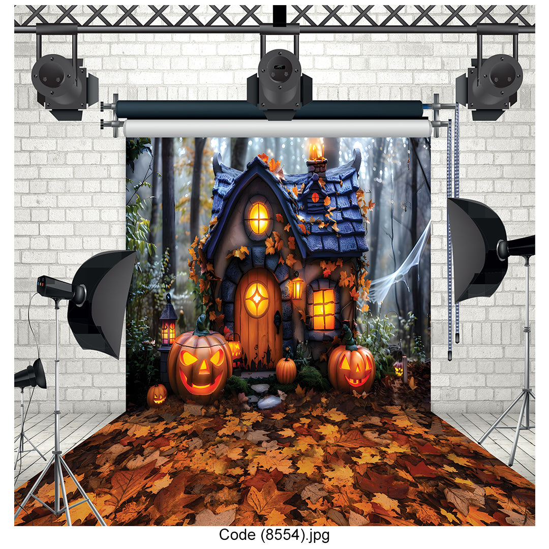 Enchanted Halloween Cottage 8554