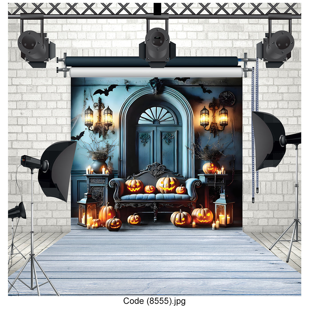 Haunted Mansion Halloween Backdrop 8555