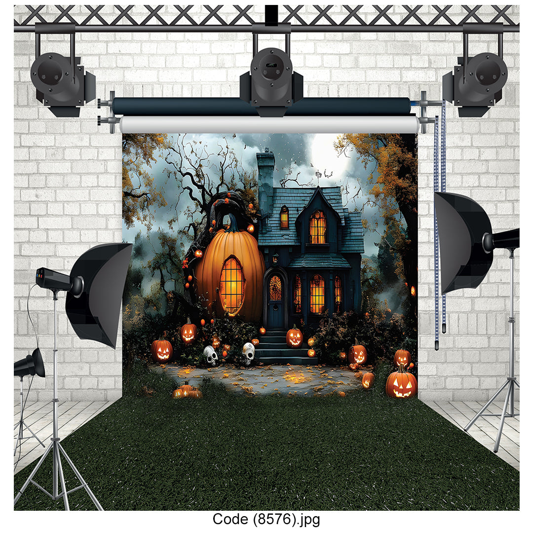 Haunted Pumpkin House 8576