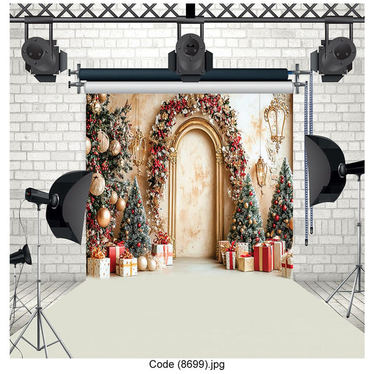 Luxury Christmas Archway Backdrop 8699