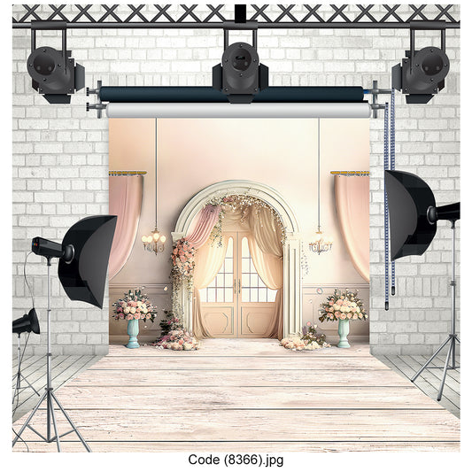 Luxury Wedding Archway Photography Backdrop 8366