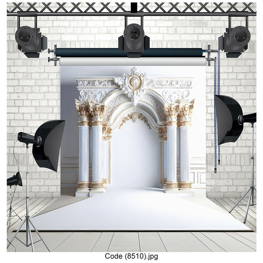 Majestic White & Gold | Luxurious Palace Archway