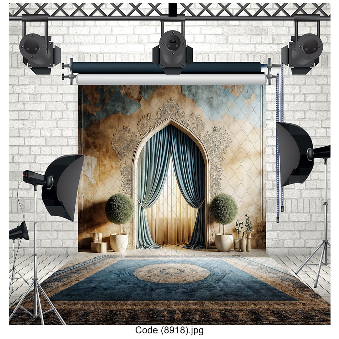 Majestic Palace Archway Photography Backdrop 8918