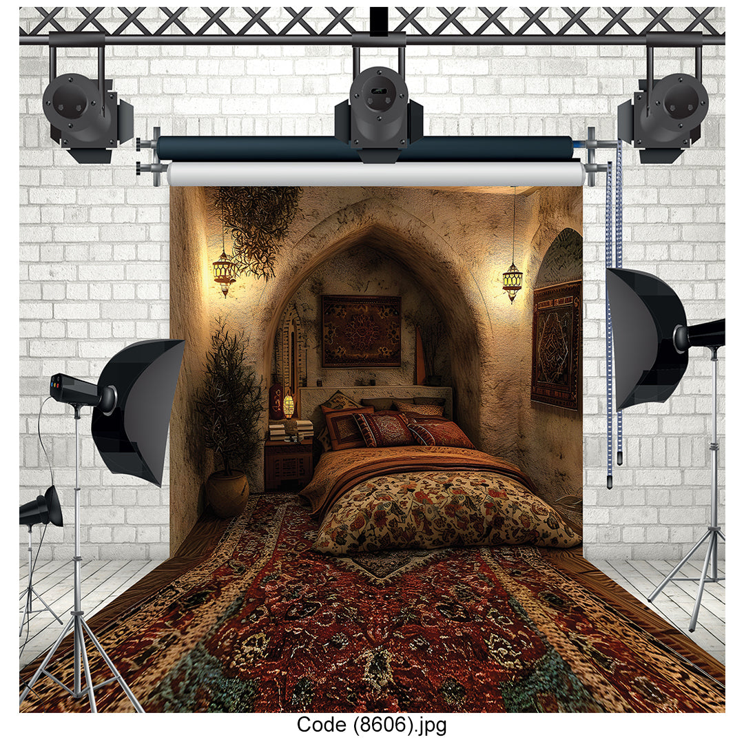 Middle Eastern Vintage Bedroom 8606