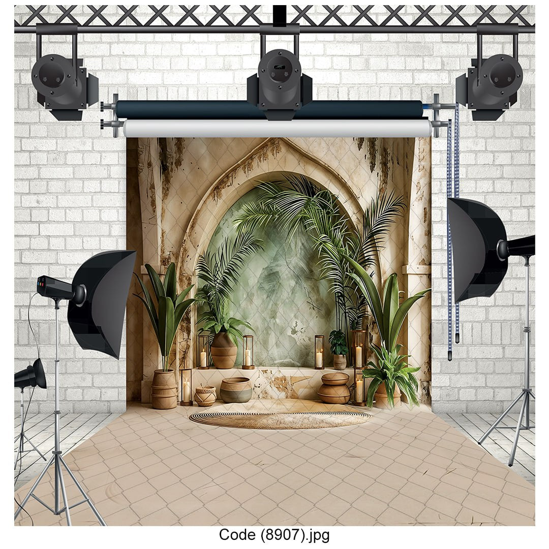 Moroccan Oasis Photography Backdrop 8907