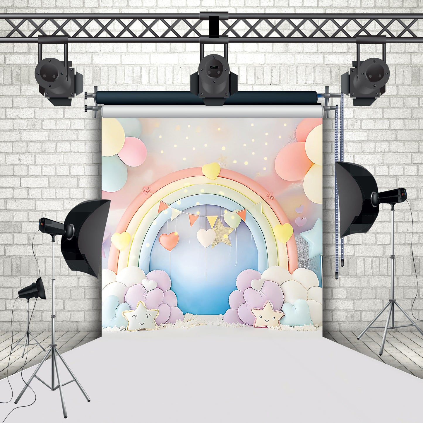 Rainbow Fantasy Backdrop 8043