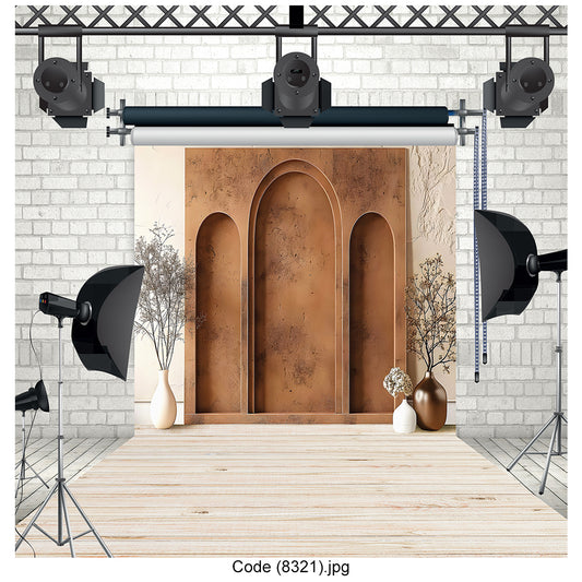 Rustic Arch Photography Backdrop Boho Elegant Party Studio Decor - 8321