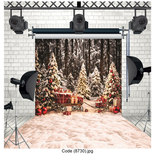 Rustic Christmas Forest 8730