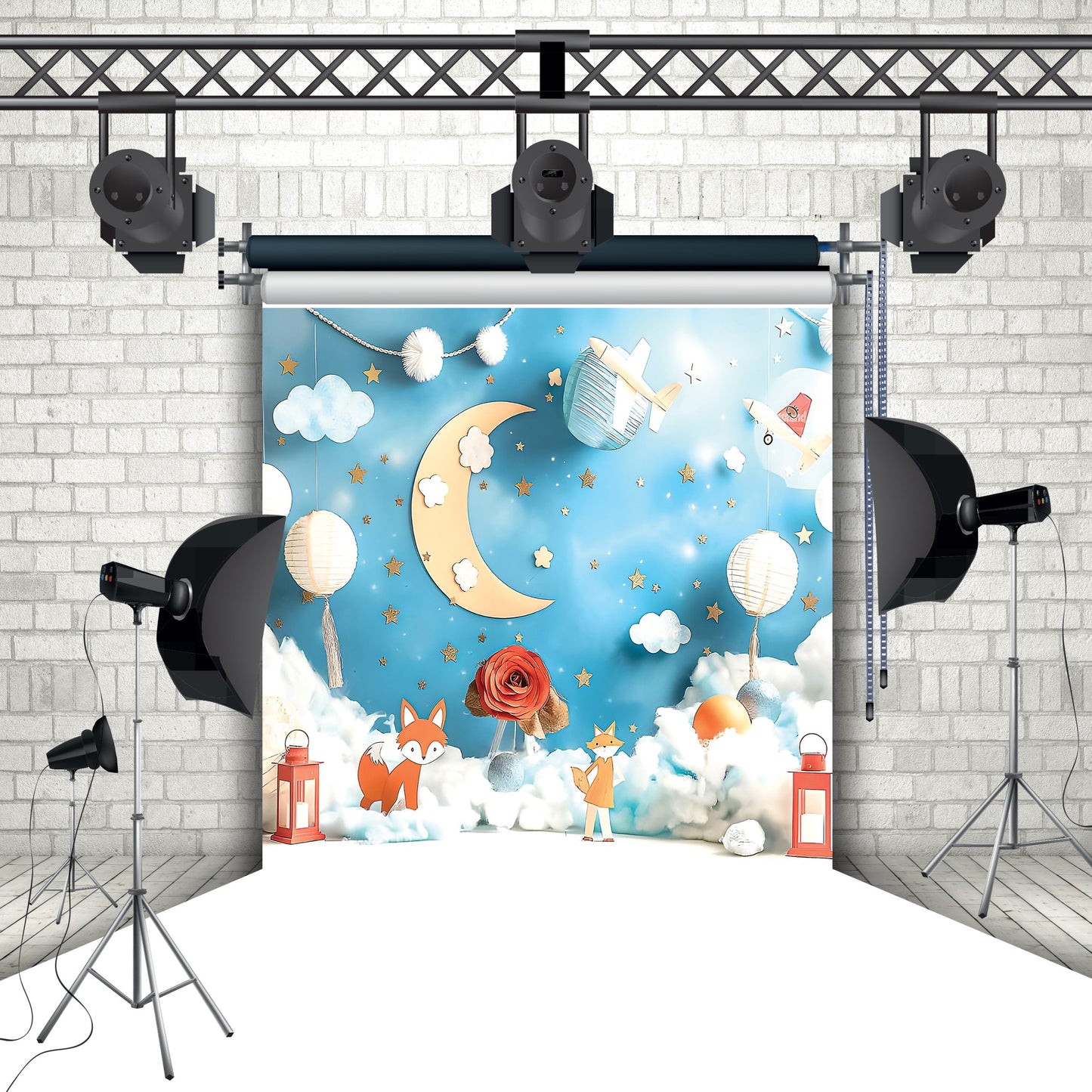 Storybook Moon Backdrop 8046