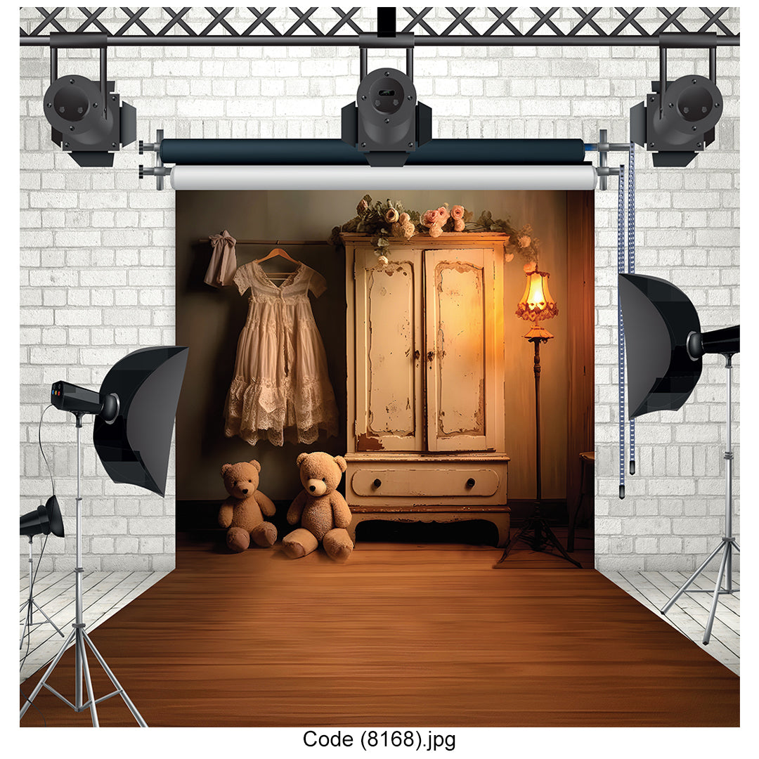 Vintage Nursery Room Photography Studio Backdrop 8168