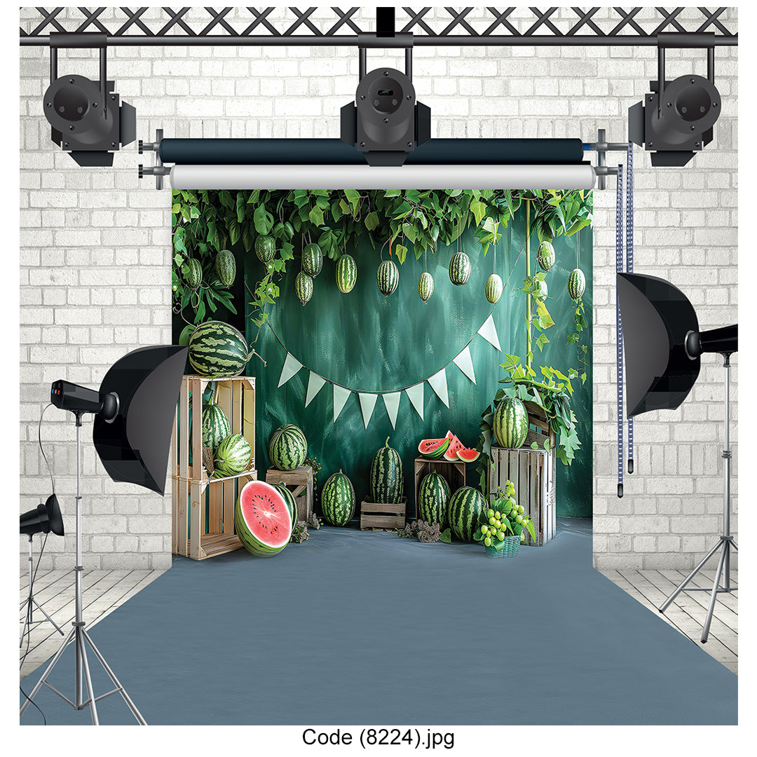 Watermelon Market Photography Backdrop 8224