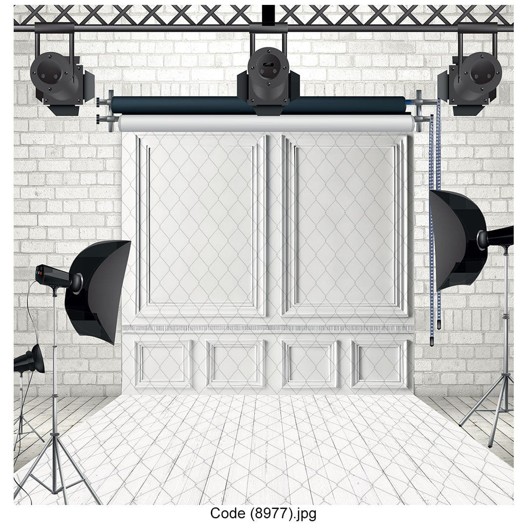 White Panel Photography Backdrop 8977