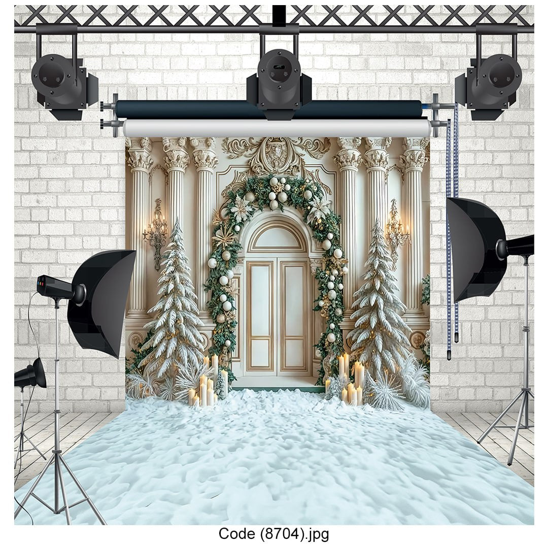 Winter Palace Christmas Backdrop 8704